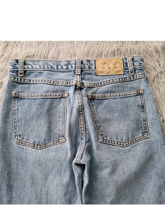 Vintage American Eagle Festival Cottagecore Blue Jeans Boho 90s Y2k Hippie 2 - Picture 10 of 12